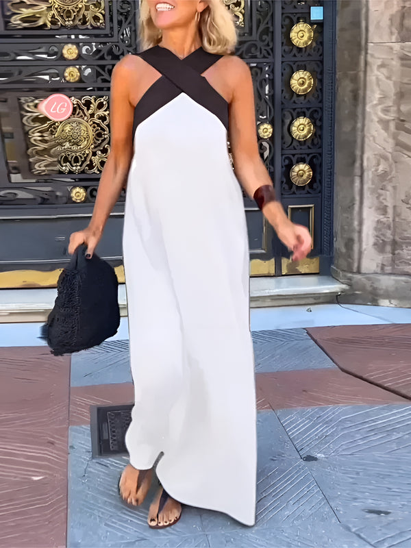 Esther Halter Neck Maxi Dress Street-Wave Women Day-Night
