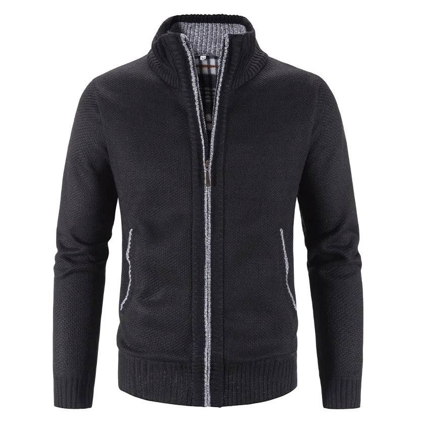 Street Wave Milano Knitted Slimfit Cardigan Vest For Men Cozy Autumn Layering All Day Comfort