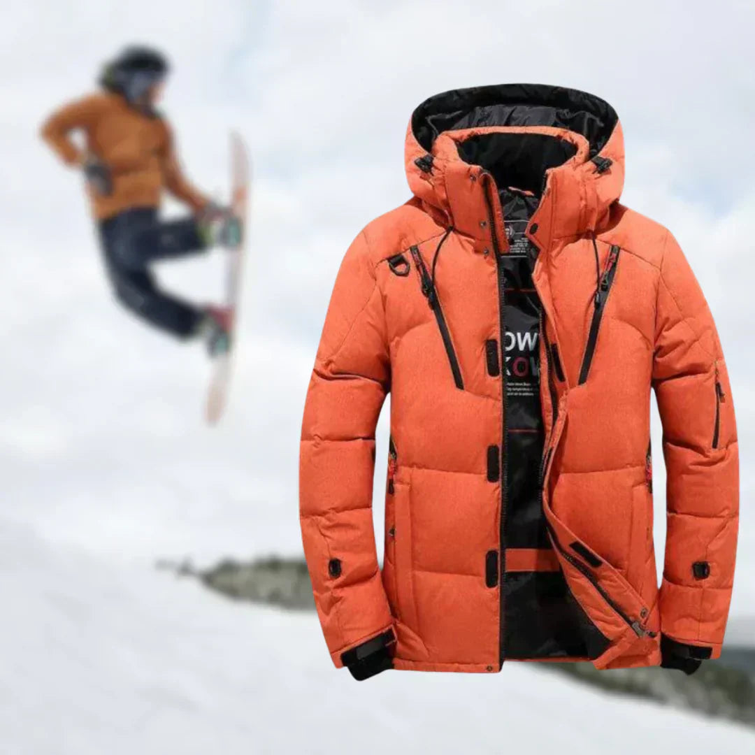Street-Wave Winter Jacket With Detachable Hood For City Adventurers Warm Weatherproof Coat