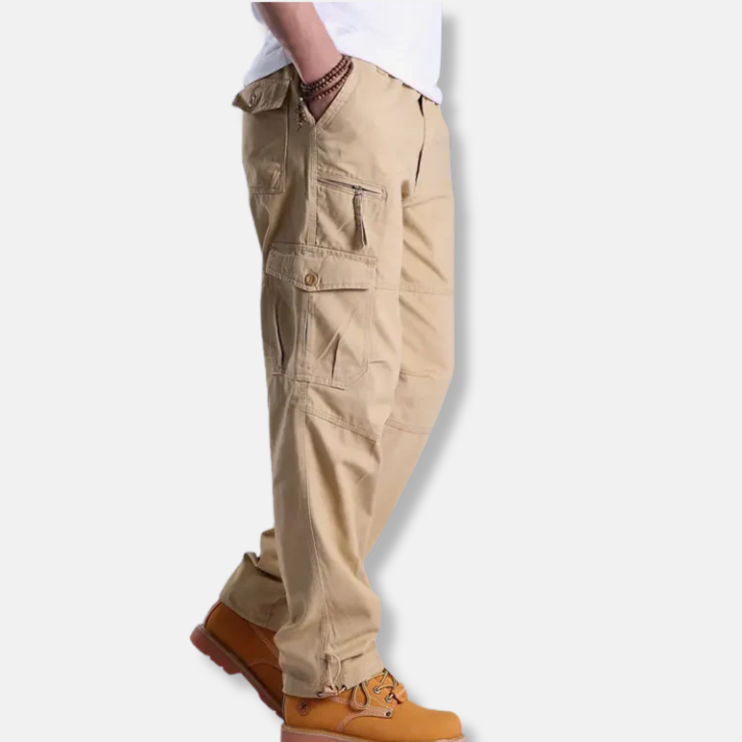 Street-Wave Men's Camouflage Cotton Blend Cargo Pants With Pockets