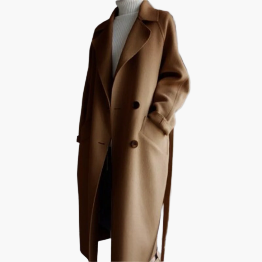 Street Wave Emily Classic Winter Coat For Women With Lapel Front Timeless Warmth
