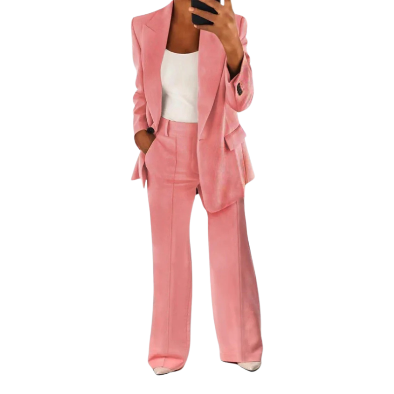 Street-wave Womens Double Breasted Blazer Elegant Fall Office Ready Timeless Chic
