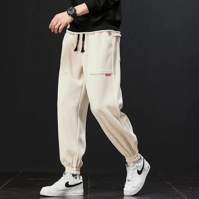 Waylynn Canyon Corduroy Sweatpants With Deep Pockets Unisex Relaxed Fit