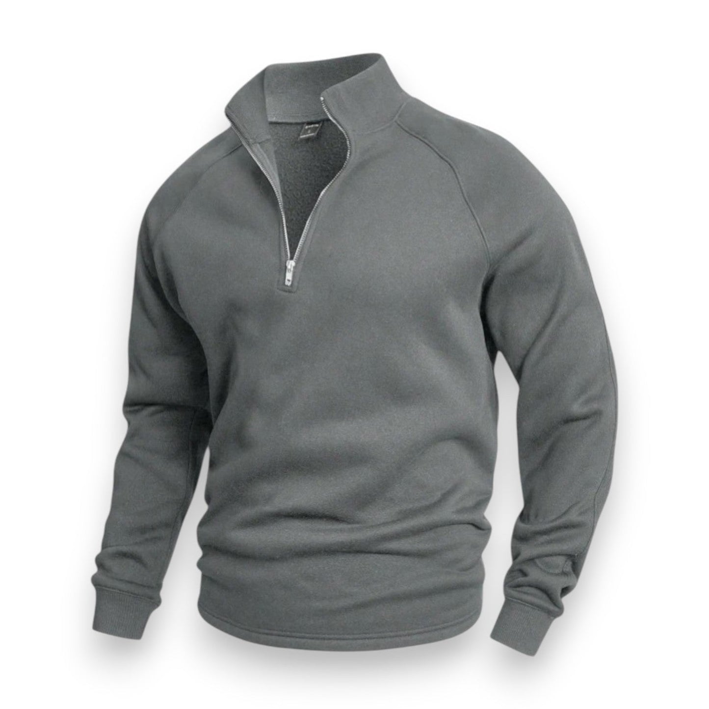 Streetwave High Collar Knit Pullover With Half Zip For Men Everyday Comfort And Style