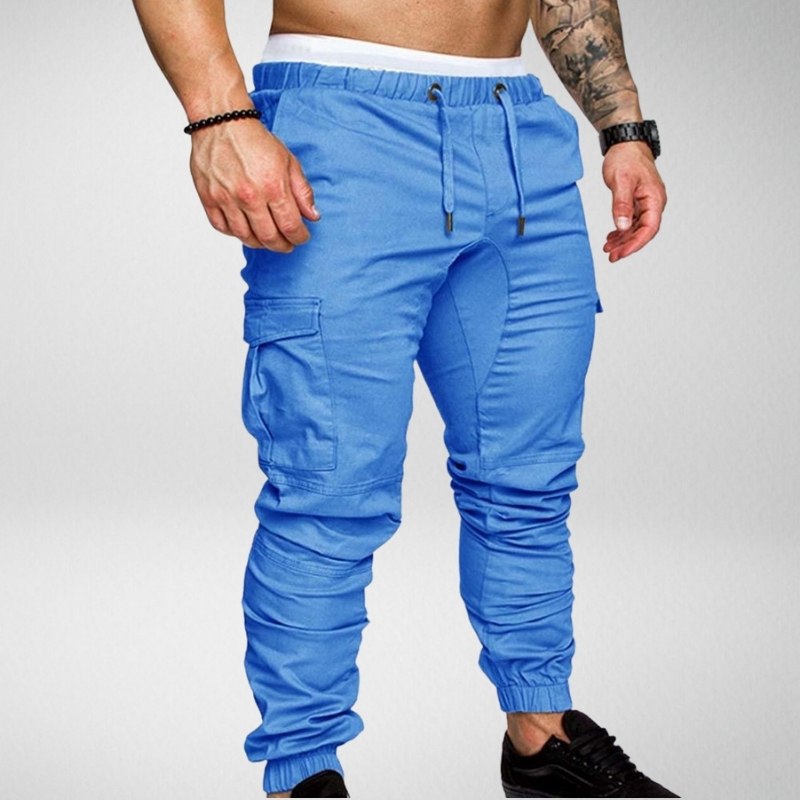 Street-wave Urban Tactical Cargo Joggers for Men - Premium Comfort, Adjustable Waist, Cargo Pockets