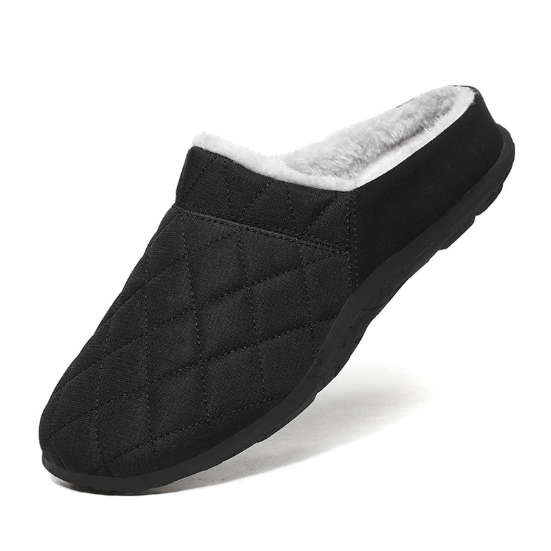 Street Wave Unisex Winter Slippers With Plush Cotton Lining For Comfort And All Day Warmth For Men And Women