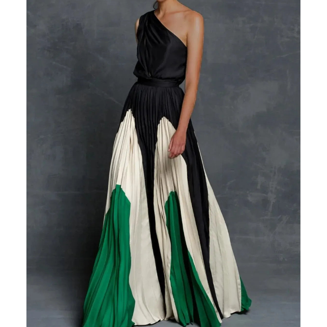 Bella One Shoulder Artistic Evening Dress By Street-Wave For Women