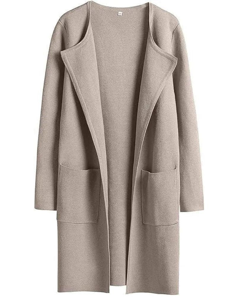 Street Wave Elegant Overcoat For Women Soft Cozy Winter Coat With Modern Fit And Silky Lining
