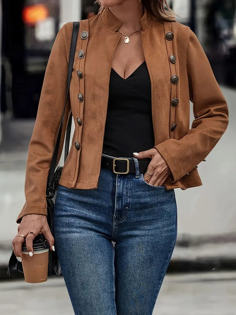 Street-Wave Duffle Coat For Women Tailored Fit With Double Knot Design Premium Craftsmanship