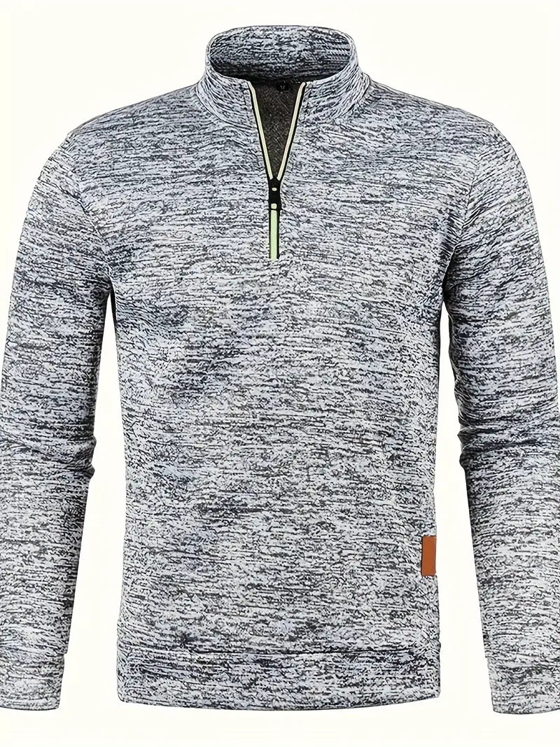 Street Wave Nicolas Long Sleeve Fleece Pullover Half Zip Warm Lightweight Outdoor Top