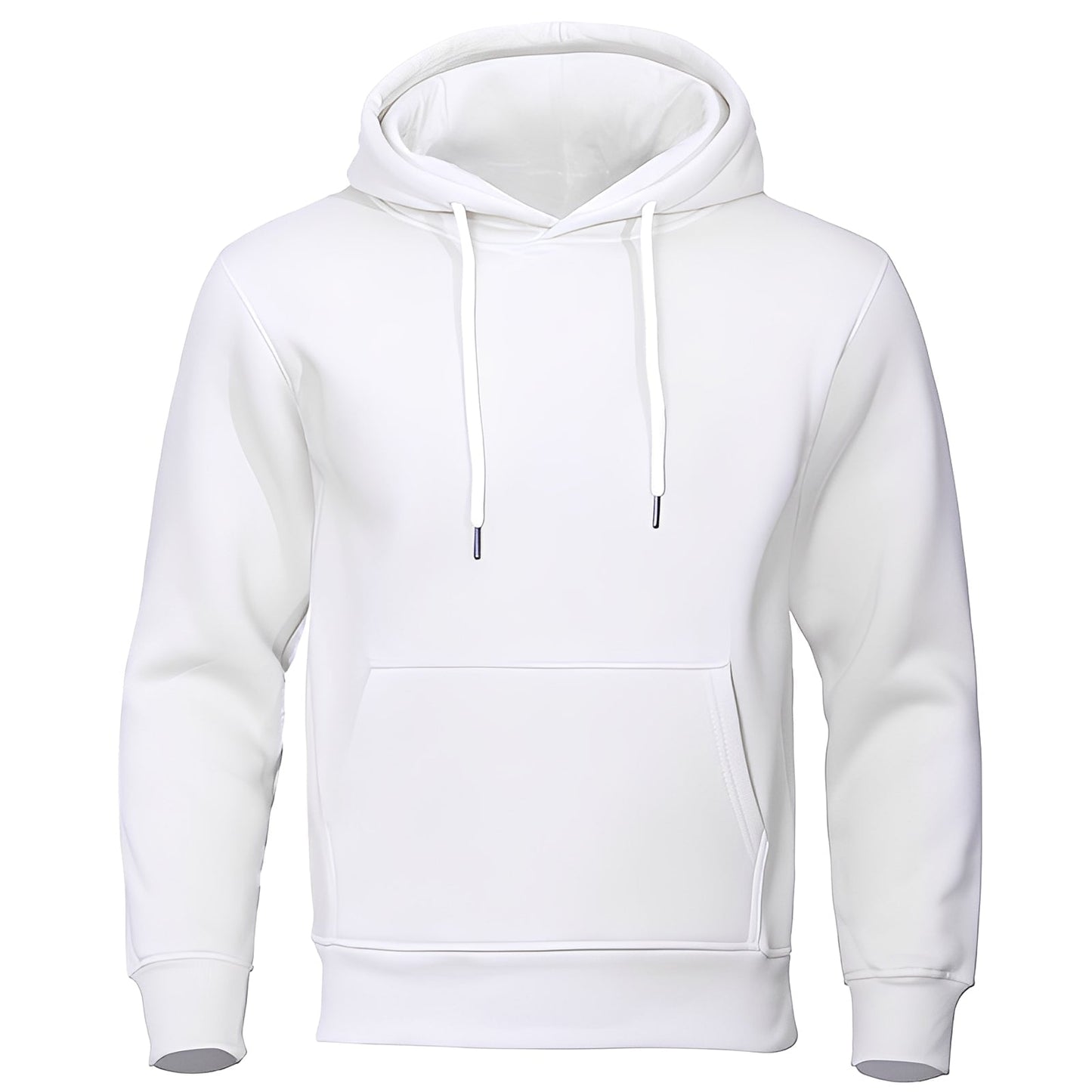 Street-wave Men's Fleece Hoodie Cozy Warm Comfort With Kangaroo Pocket For Everyday Leisure Wear