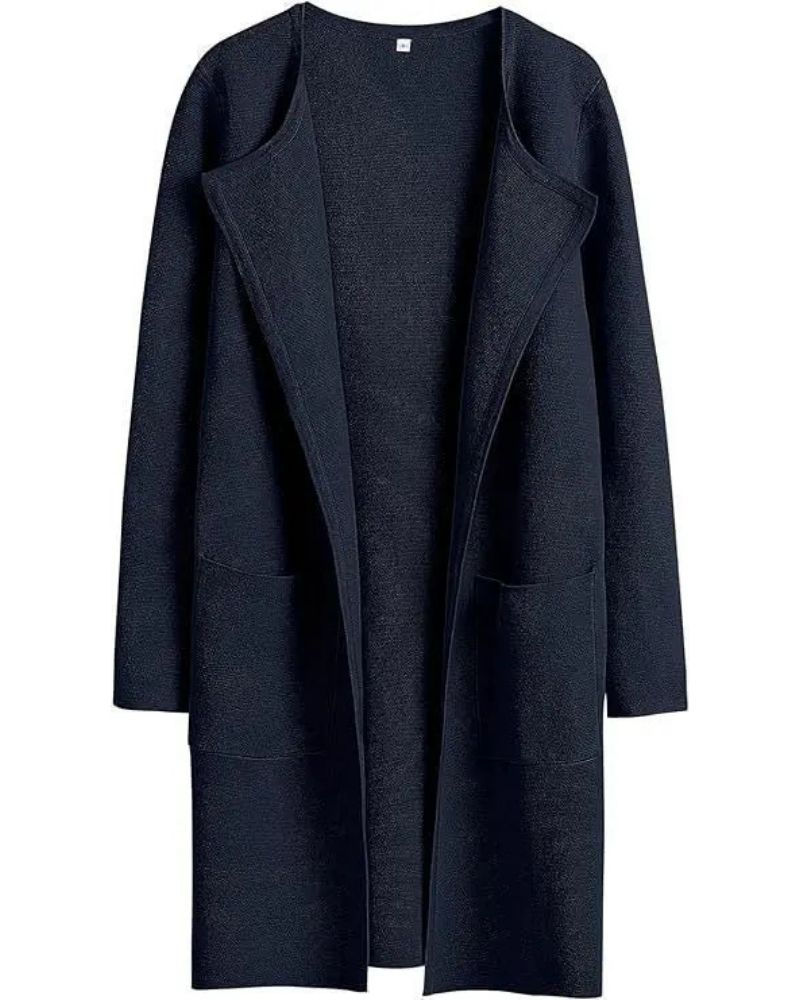 Street Wave Elegant Overcoat For Women Soft Cozy Winter Coat With Modern Fit And Silky Lining