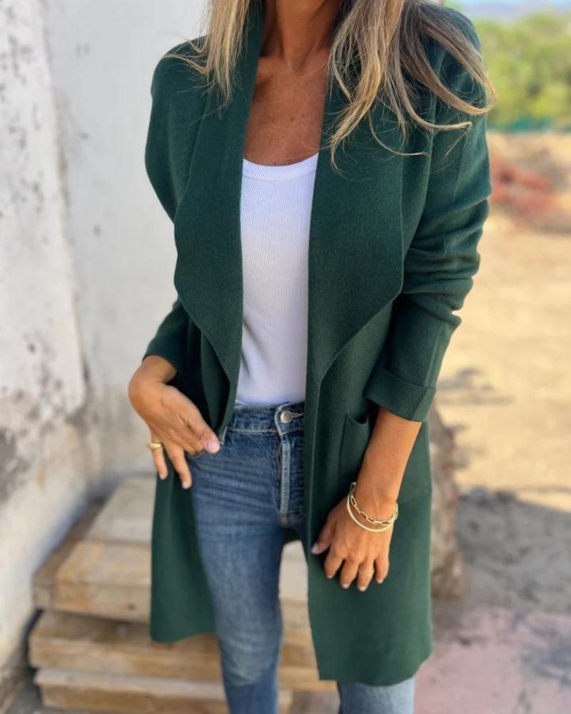 Street-Wave Casual Rever Jacket For Women Effortless Elegance Comfortable Chic Outerwear