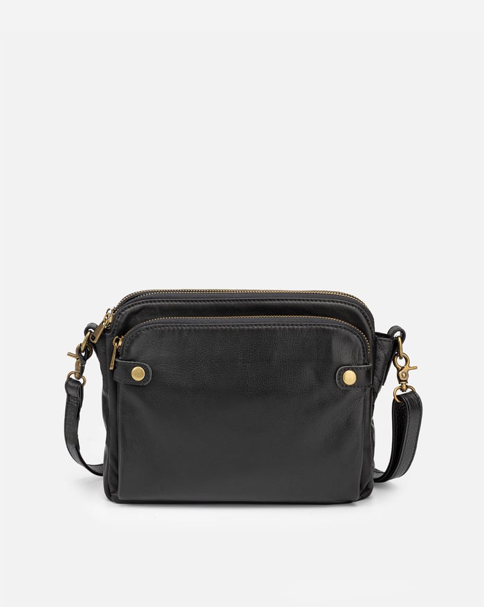 Leather Crossbody Bag Street Wave Premium Leather Timeless Elegant Design For Everyday Women