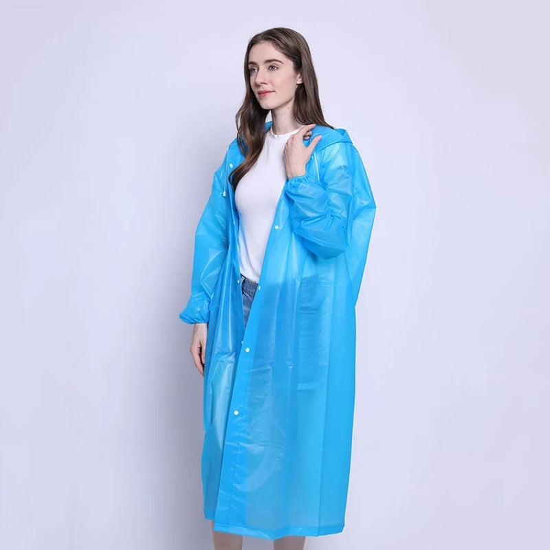 Street Wave Raincoat Women Packable Waterproof Breathable All Weather Protection Coat