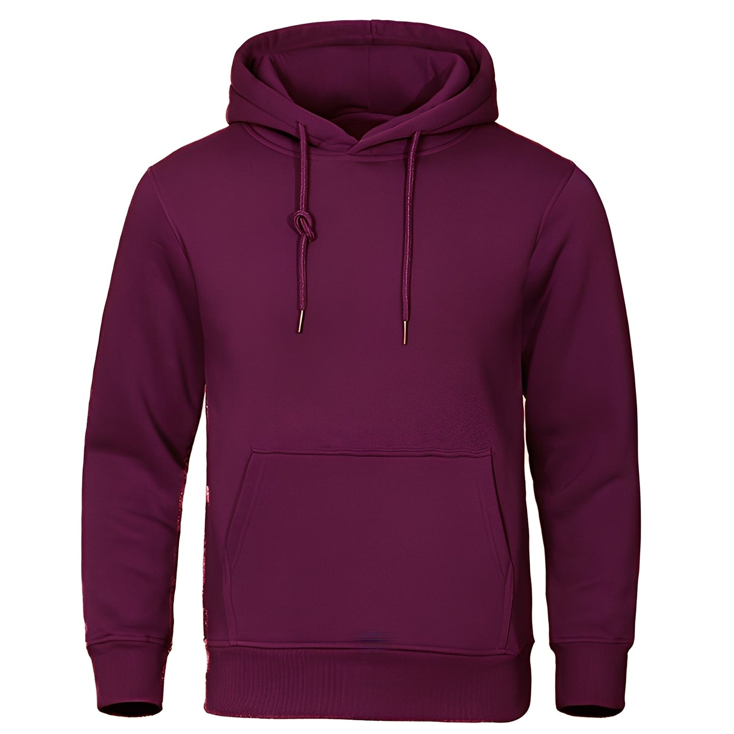 Street-wave Men's Fleece Hoodie Cozy Warm Comfort With Kangaroo Pocket For Everyday Leisure Wear