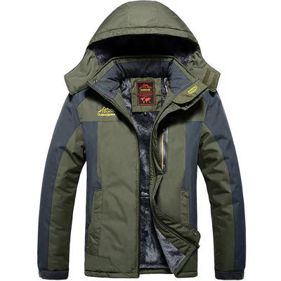 Street Wave Snow Ski Jacket With Hood For Winter Sports Insulated Waterproof Breathable Comfort