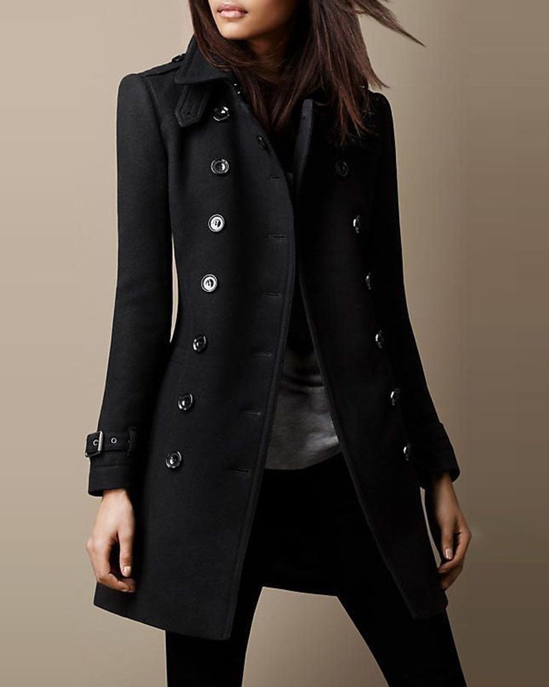 Streetwave Womens Jacket With Collar Soft Warm Cozy Trendy Elegant Outerwear For Cold Weather