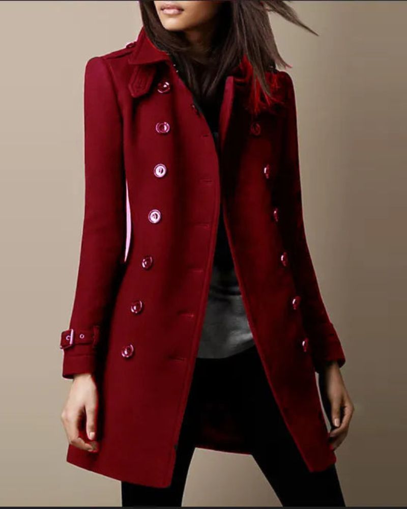 Streetwave Womens Jacket With Collar Soft Warm Cozy Trendy Elegant Outerwear For Cold Weather