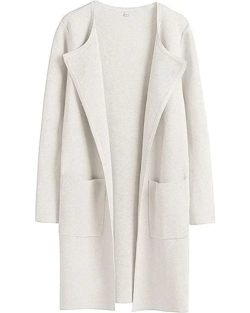 Streetwave Beige Women Overcoat Elegant Winter Outerwear For Modern Style Everyday Wardrobe