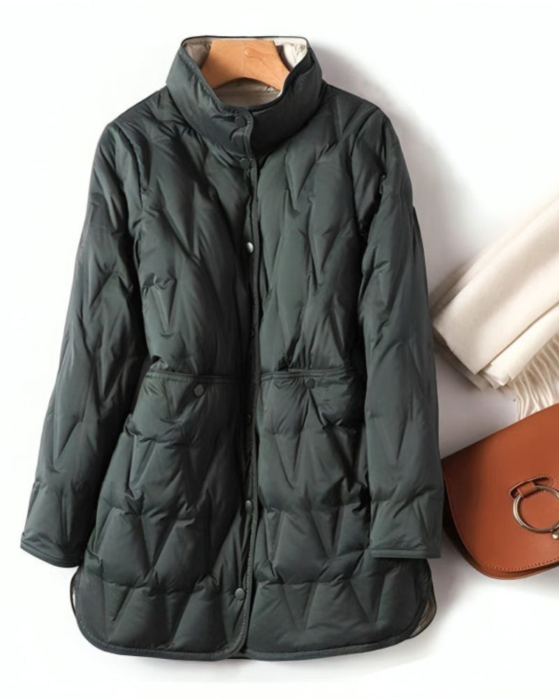 Street-Wave Puffer Coat For Men And Women Insulated Cozy Warmth Urban Winter Style