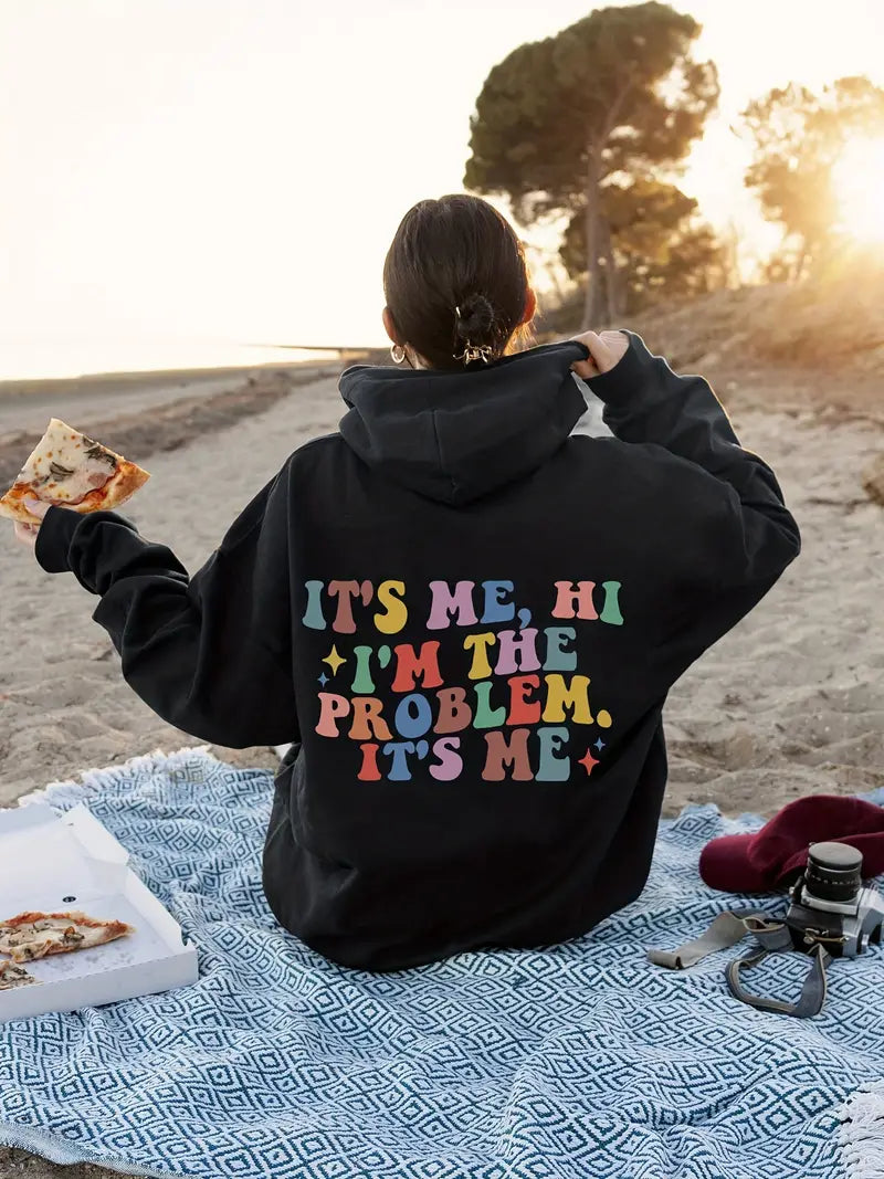 Street-Wave Women's Hoodie Cozy Soft Knit Warm Graphic Back