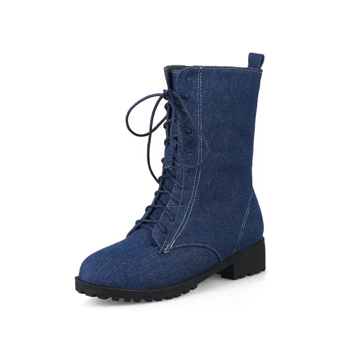 Street-Wave Lace Up Boots For Women Timeless Style Premium Comfort All Day Versatility