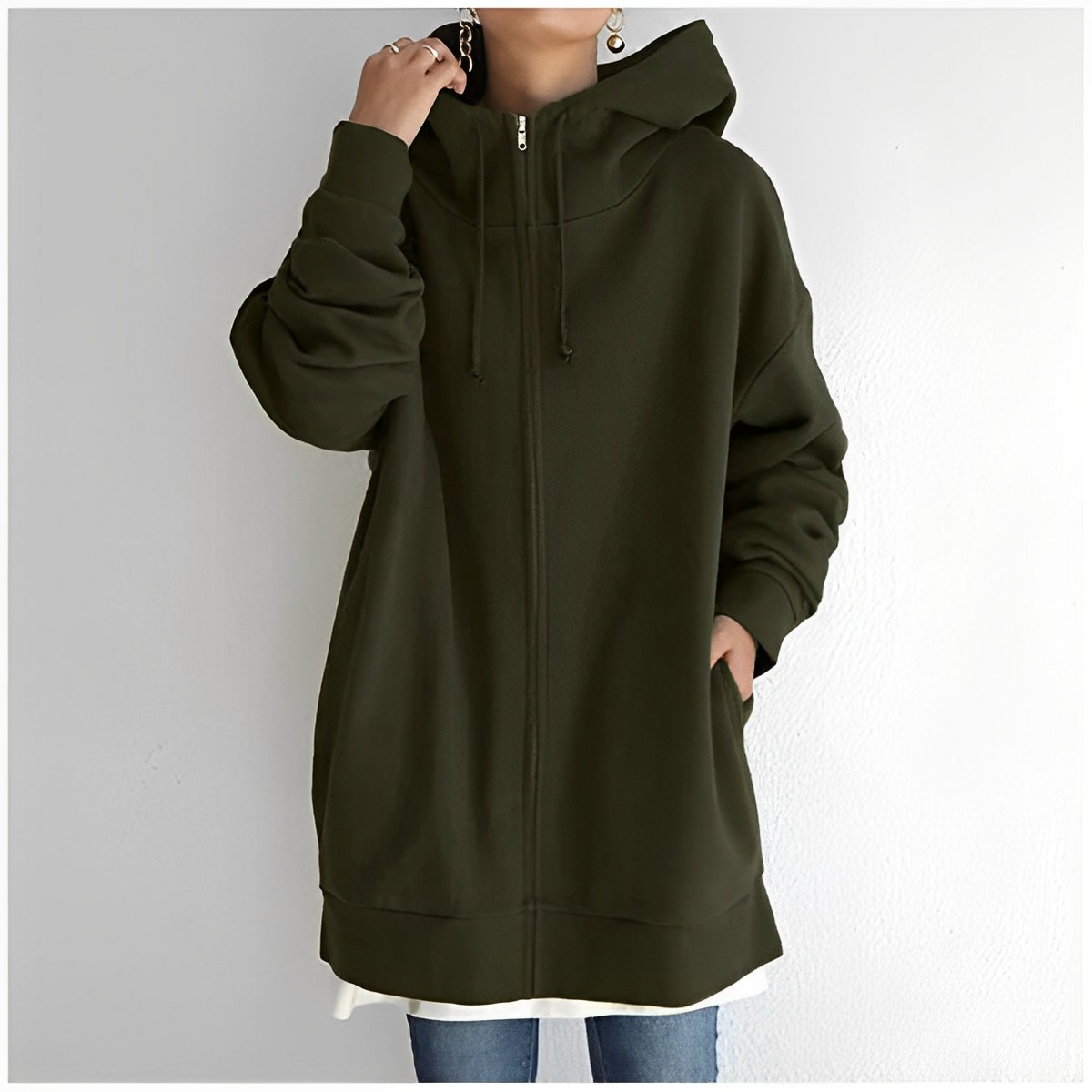 Street-Wave Women's Confidence Hoodie Cozy Warmth and Style Boost for Modern Busy Women Everyday Wear