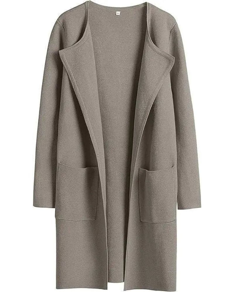 Street Wave Elegant Overcoat For Women Soft Cozy Winter Coat With Modern Fit And Silky Lining