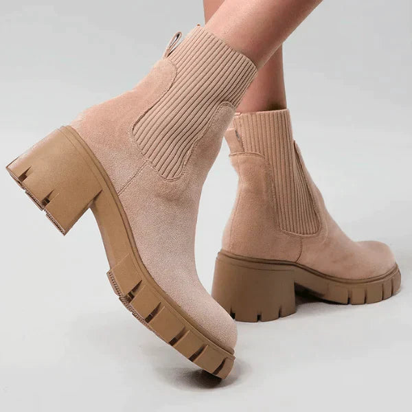 Street-wave Suede Winter Boots For Women - Cozy Comfort, Durable Sole, Trendy Fit