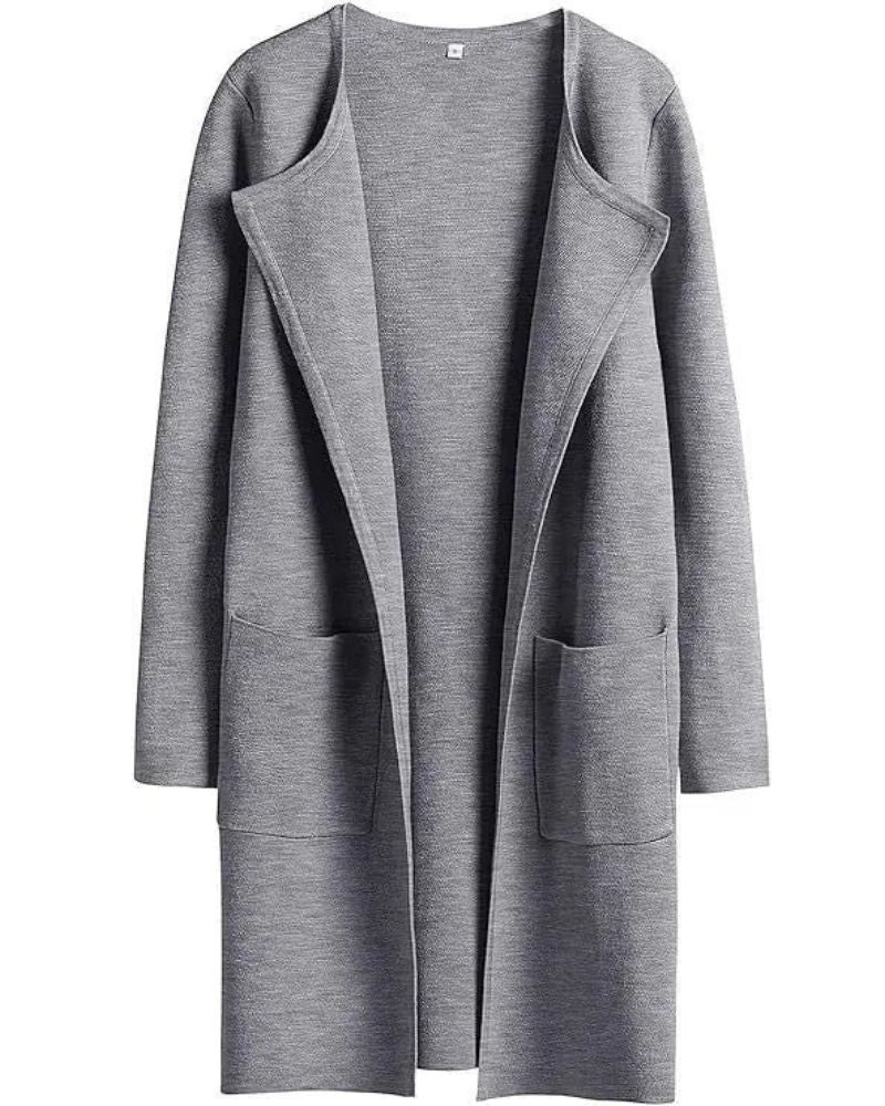 Street Wave Elegant Overcoat For Women Soft Cozy Winter Coat With Modern Fit And Silky Lining