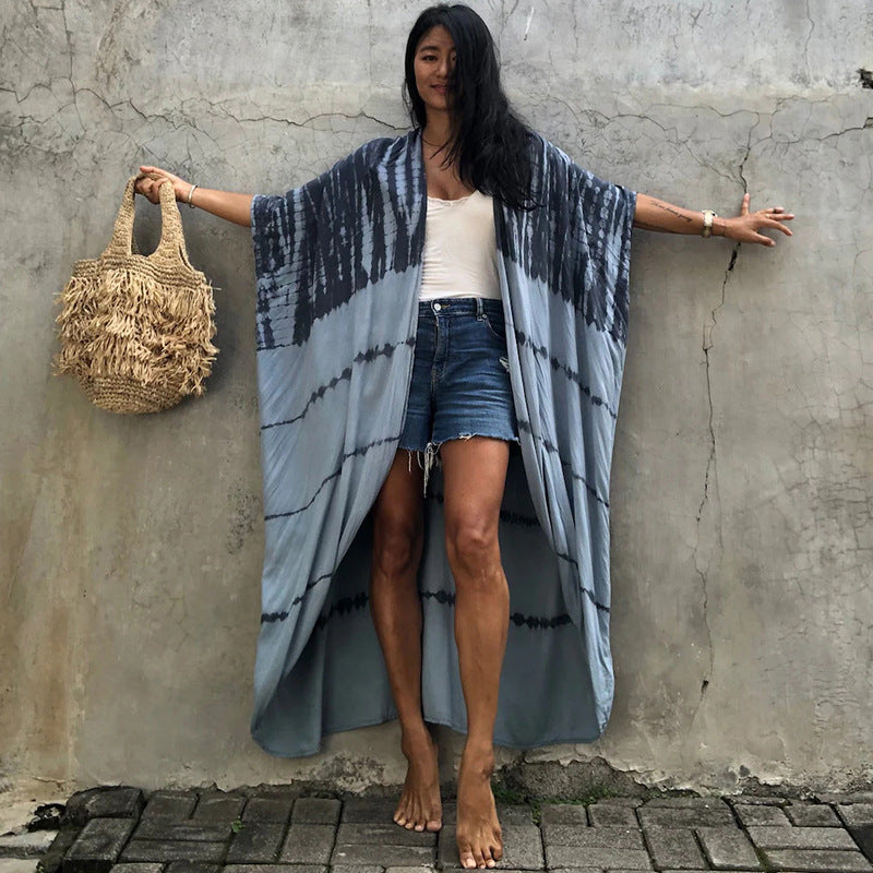 Street Wave Beach Cover Up For Women With UV Sun Protection Lightweight Resort Dress