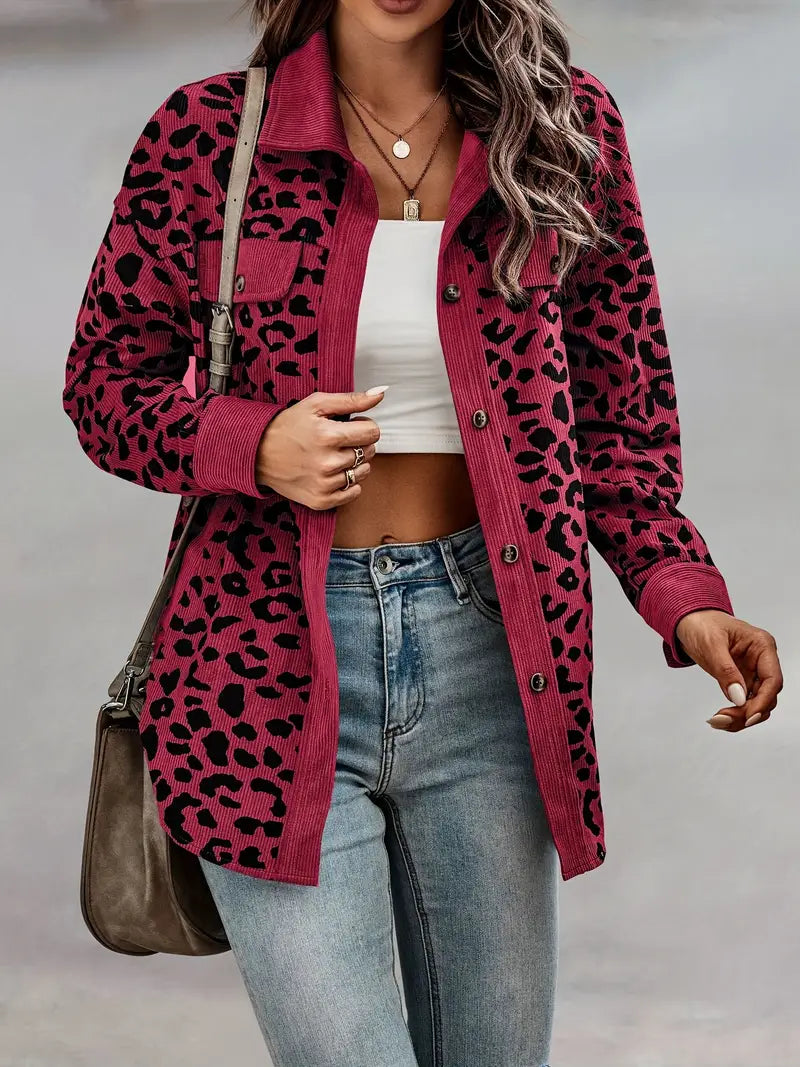 Street-wave Leopard Print Jacket For Bold Fashion Lovers Standout Style And Premium Quality