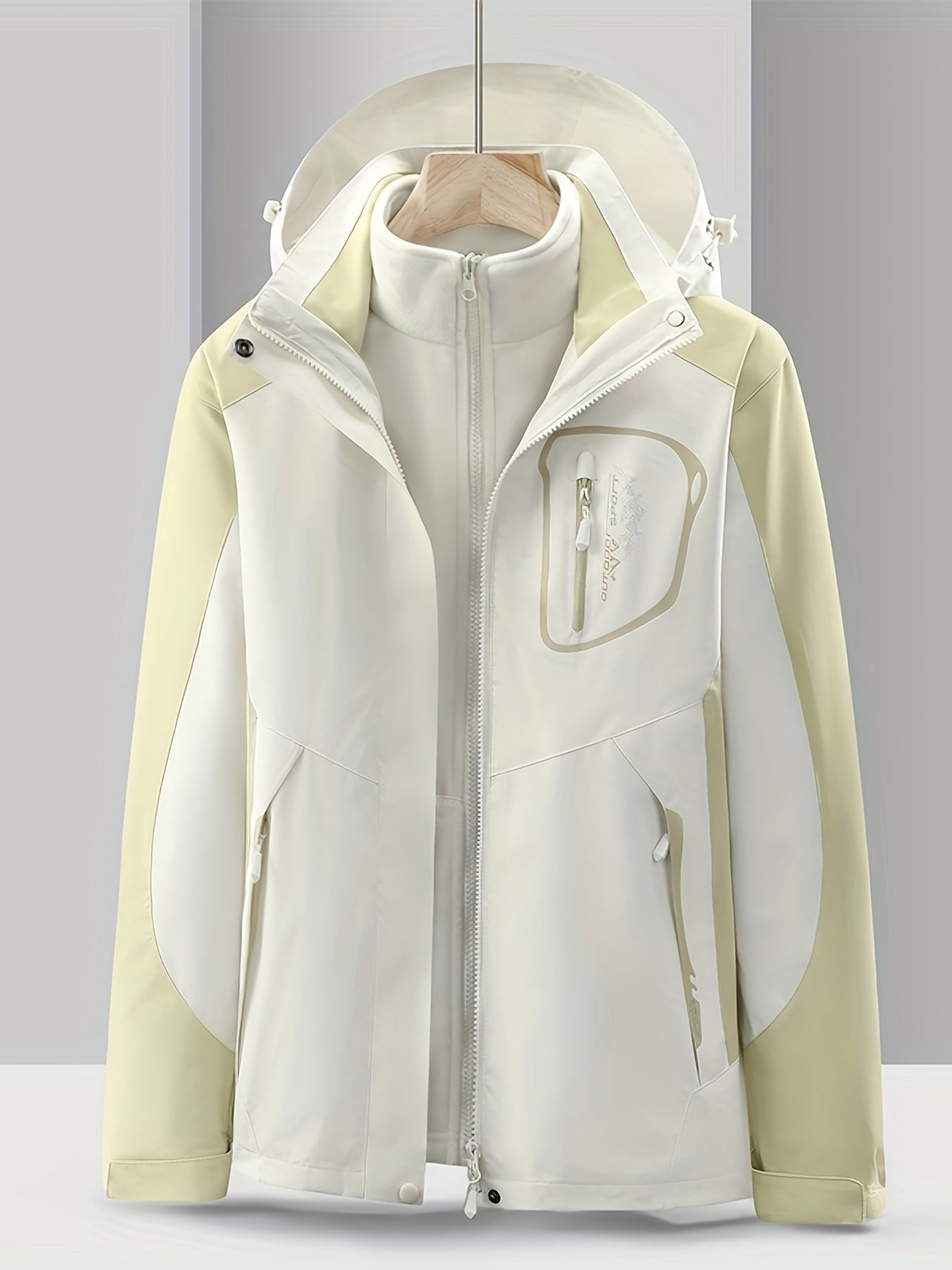 Street-wave 3-in-1 Waterproof Jacket for Women with Removable Liner All-Weather Versatile