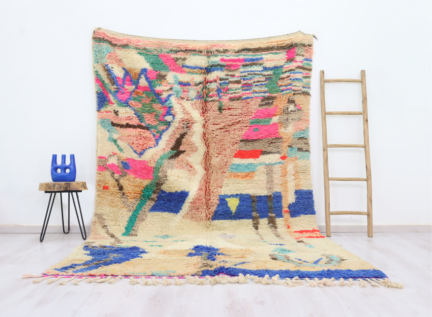 Afella Moroccan Rug 6'6" x 10'1" - Street-Wave