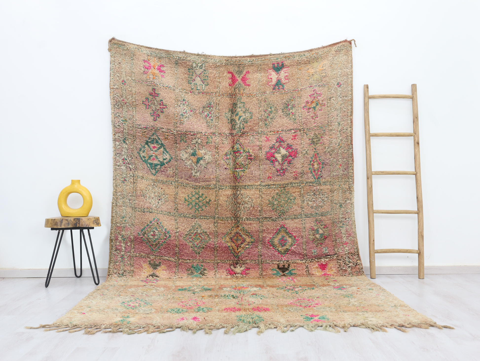 Tifezza Vintage Moroccan Rug 6'3" x9'7" - Street-Wave