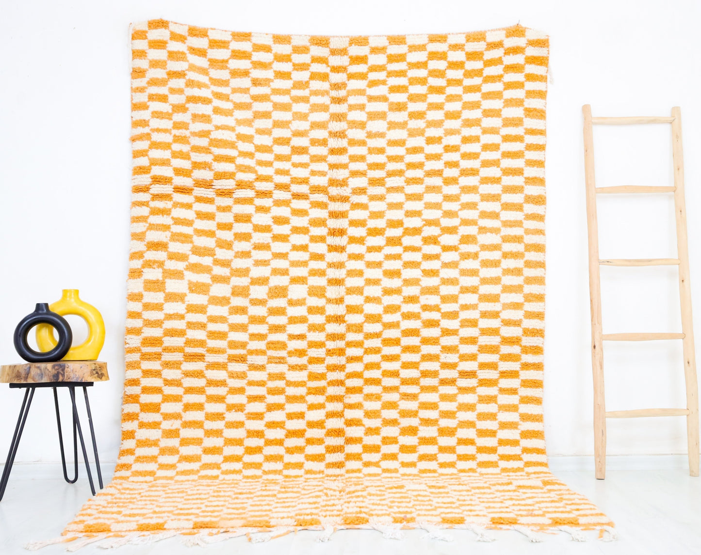 Beccha Moroccan Checkered Rug 5'5" x 8'5" - Street-Wave