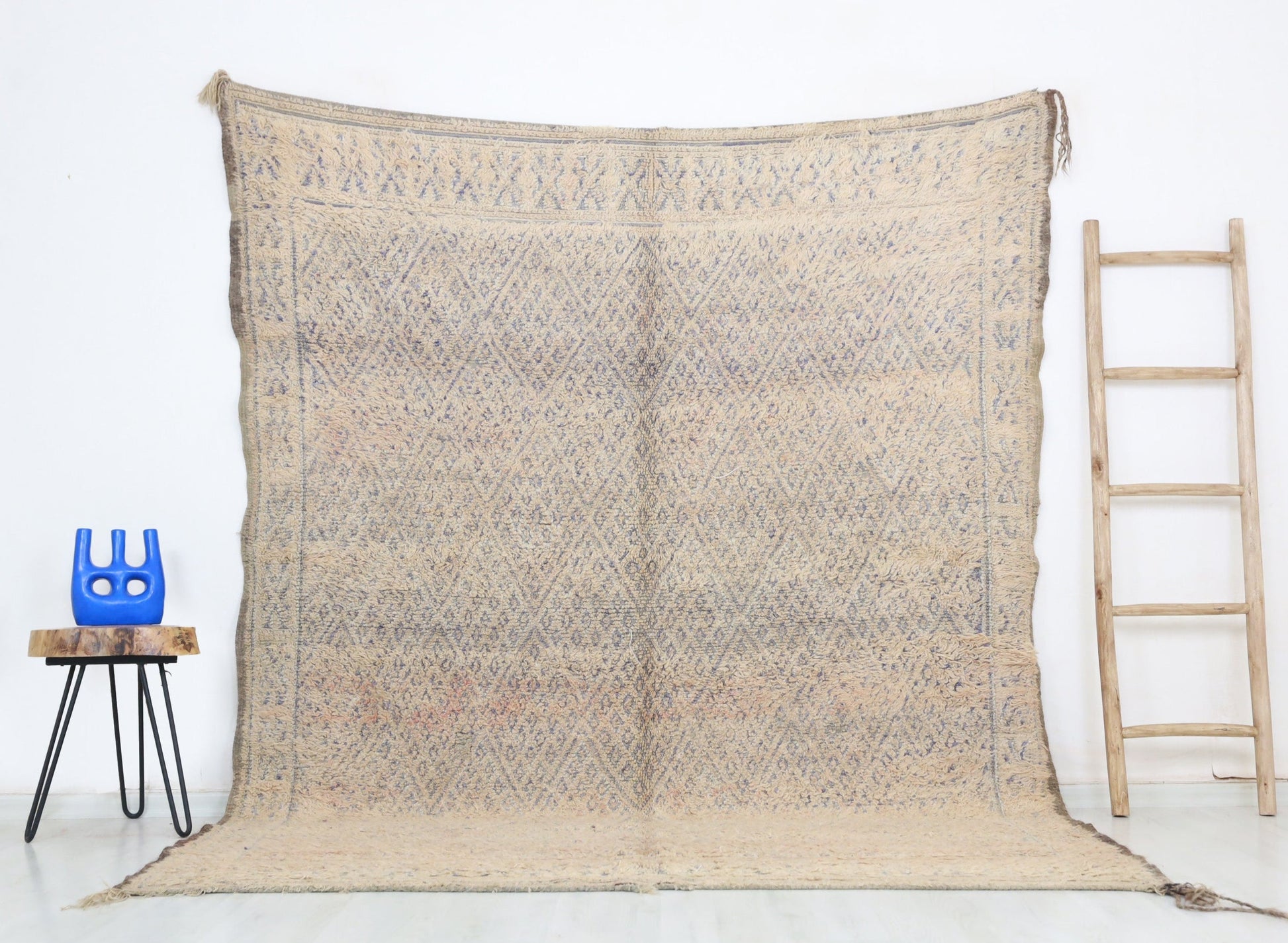 Dunna Vintage Moroccan Rug  6'6" x 8'4" - Street-Wave