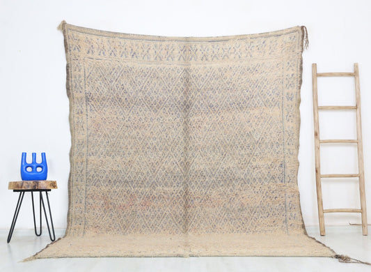 Dunna Vintage Moroccan Rug  6'6" x 8'4" - Street-Wave