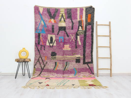 Ameqqran Moroccan Rug 5'4" x 9'0" - Street-Wave