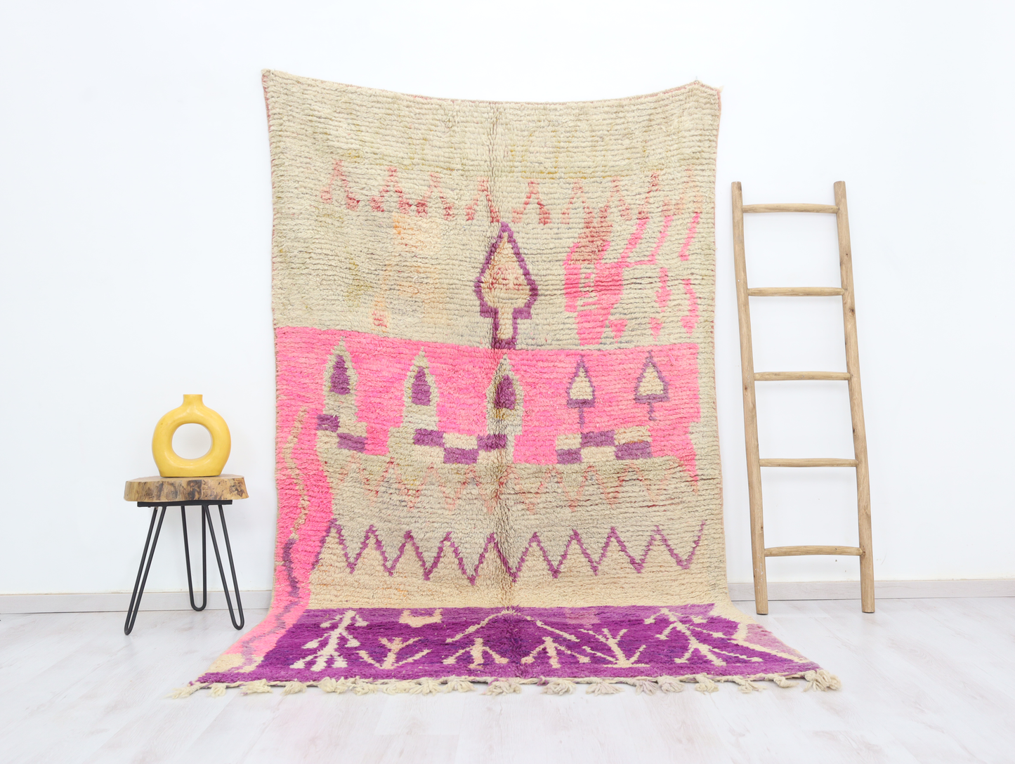 Anigouran Moroccan Rug 5'2" x 8'9" - Street-Wave
