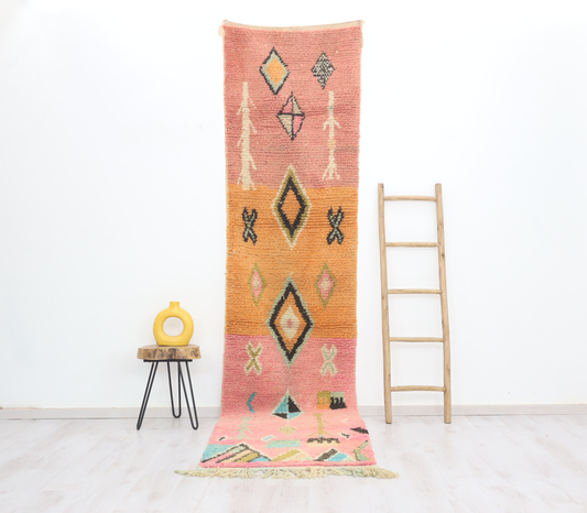 Amnay  Moroccan Rug 2'6" x 11'4" - Street-Wave