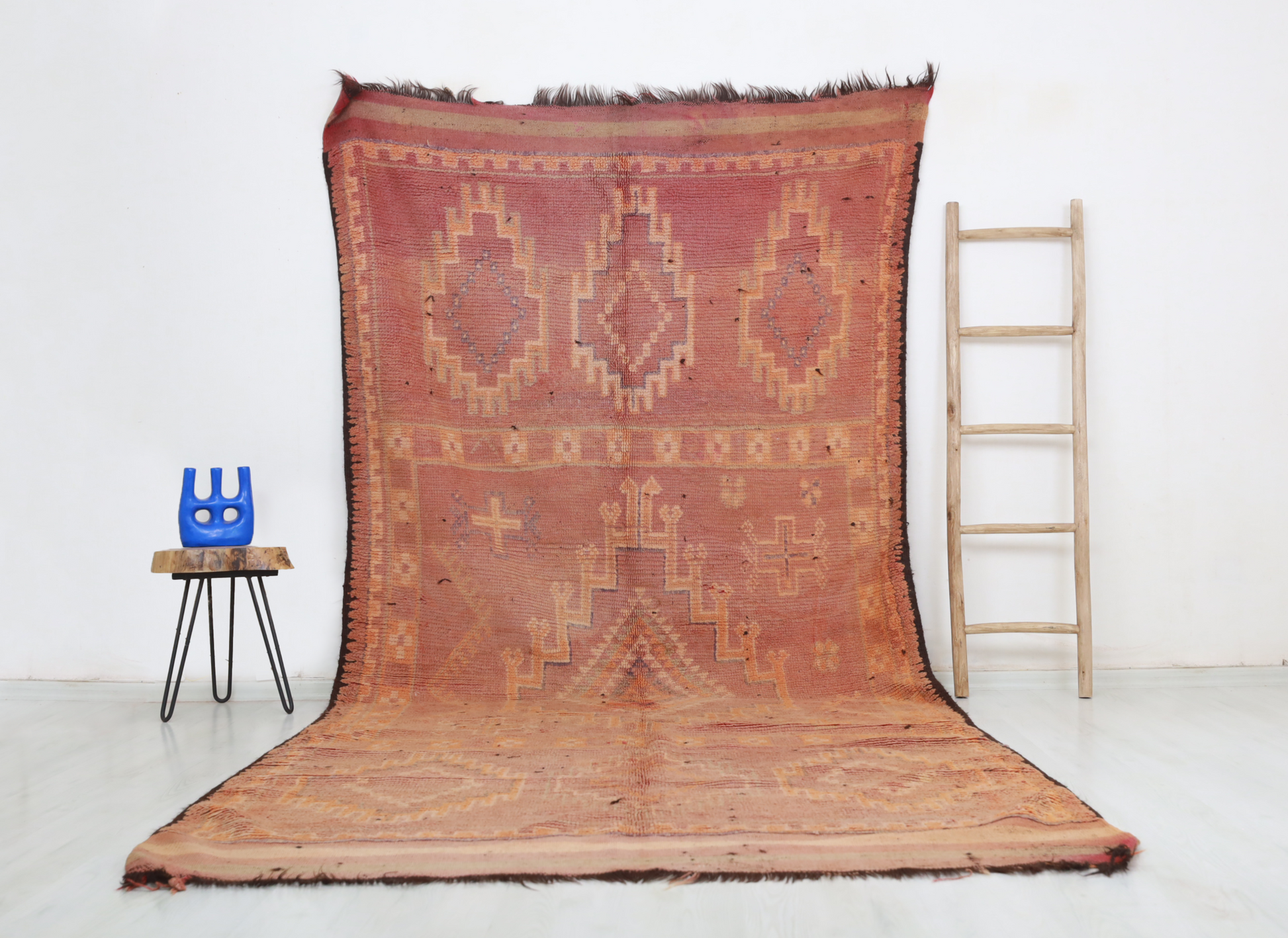 Asafu Vintage Moroccan Rug  5'4" x 12'3" - Street-Wave