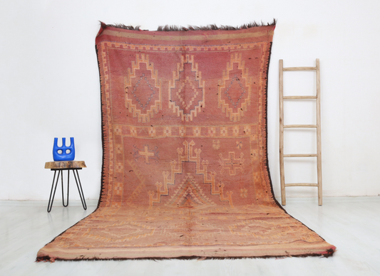 Asafu Vintage Moroccan Rug  5'4" x 12'3" - Street-Wave