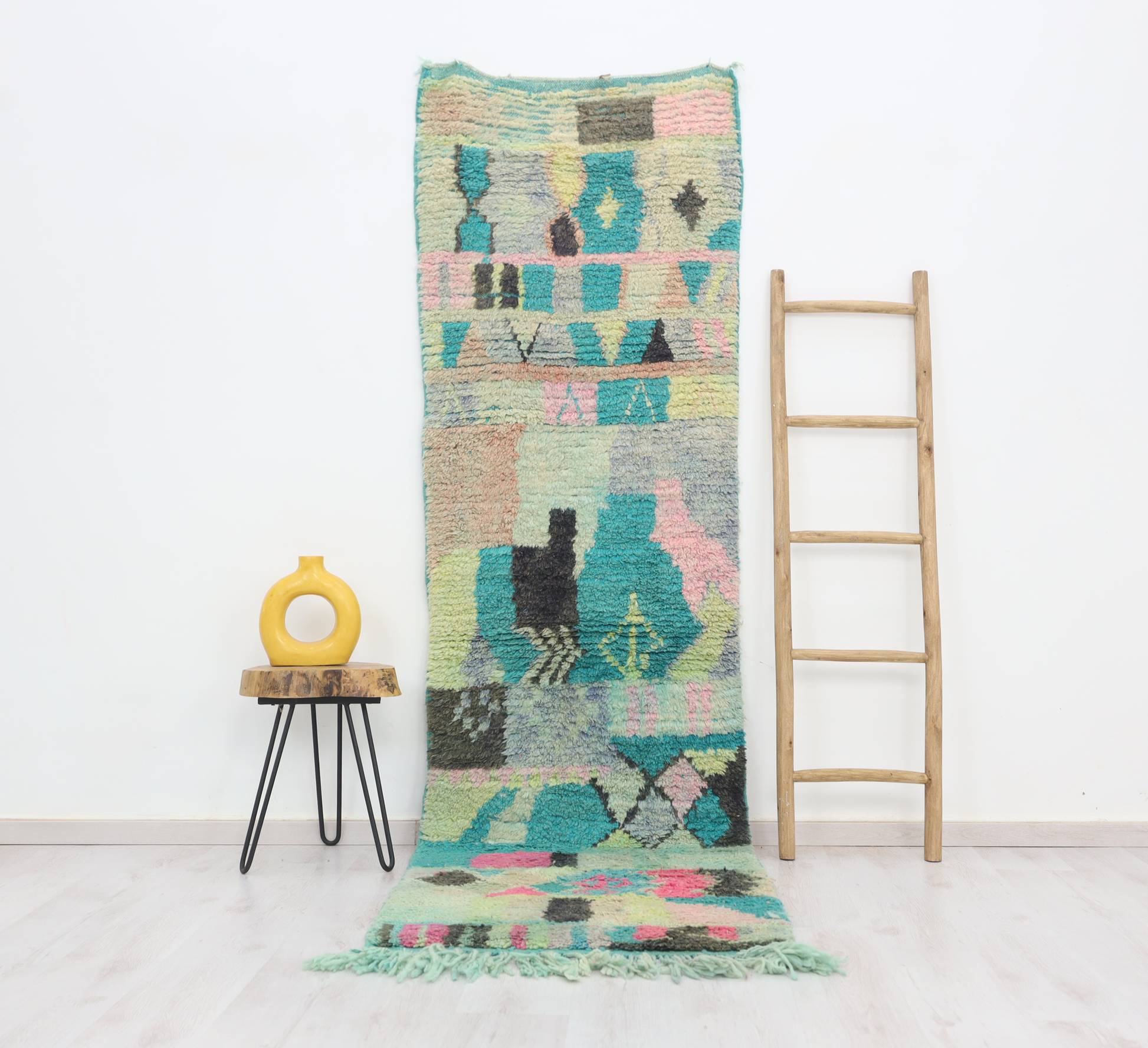 Taneflit  Moroccan Rug 2'8" x 9'5" - Street-Wave