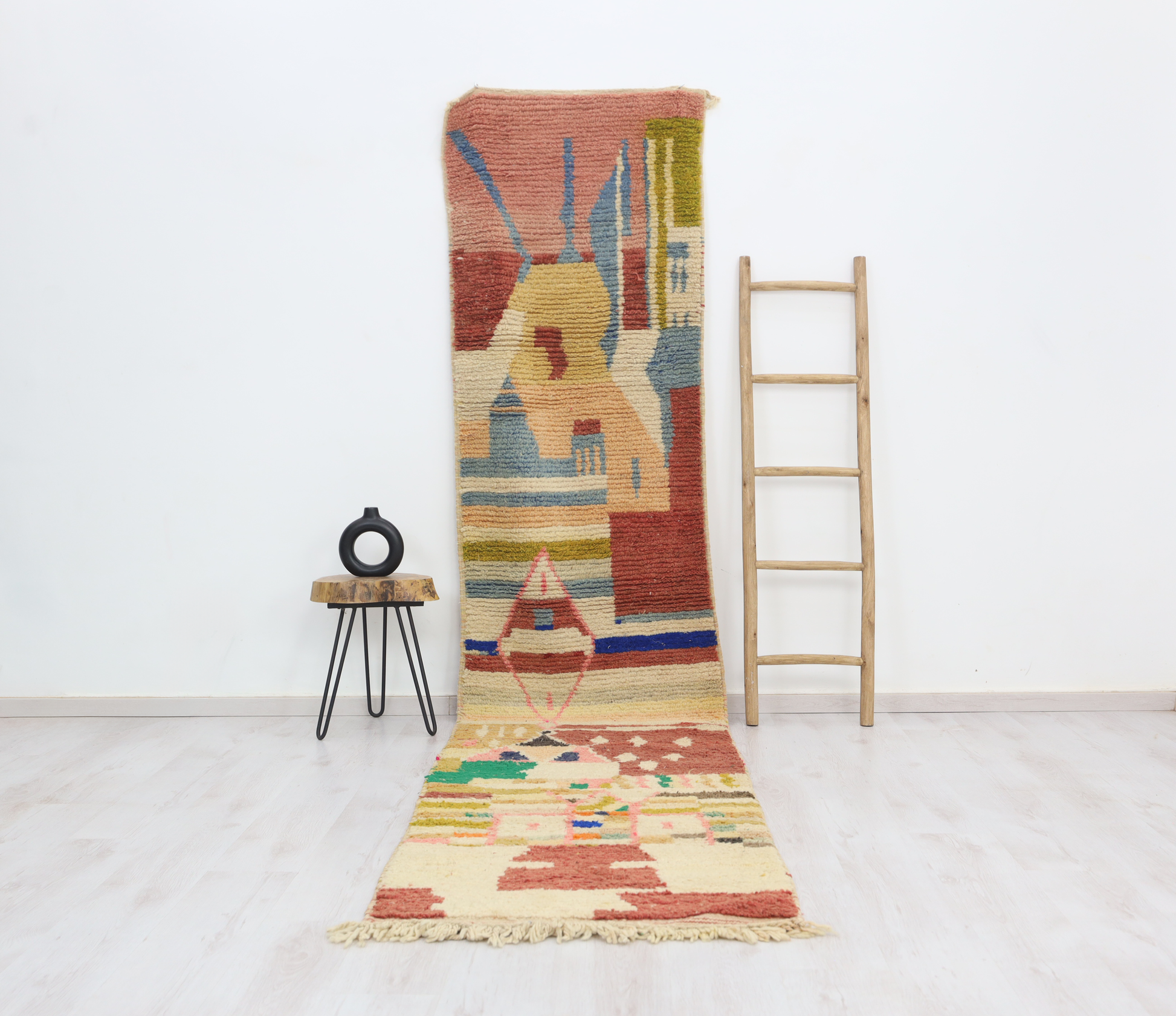 Lemsal  Moroccan Rug 2'8" x 12'7" - Street-Wave