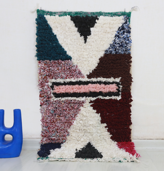 Rehhu Moroccan Rug 1'6" x 3'0" - Street-Wave