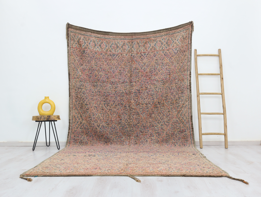 Imru Vintage Moroccan Rug 6'2" x10'7" - Street-Wave