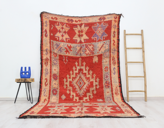Talaya Vintage Moroccan Rug 5'6" x10'1" - Street-Wave