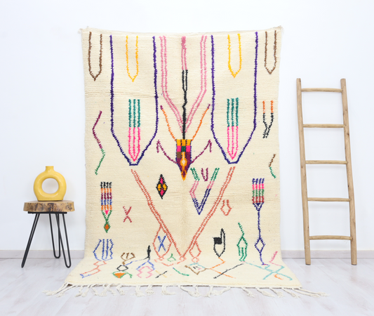 Illi Moroccan Rug 5'2" x 8'3" - Street-Wave